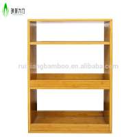 Hot sale 3 layer bamboo wood commodity shelf for home