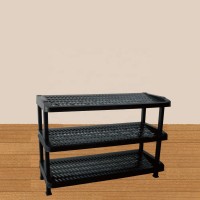 Hot selling plastic 3 tiers shoe rack