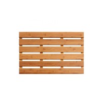 Natural Bamboo Bath-Sauna Mats Collection Non Slip Shower Mat For Bathroom Accessories