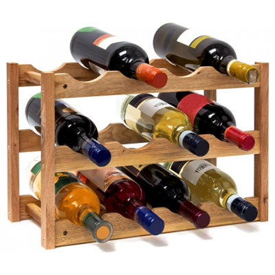 bamboo wine rack